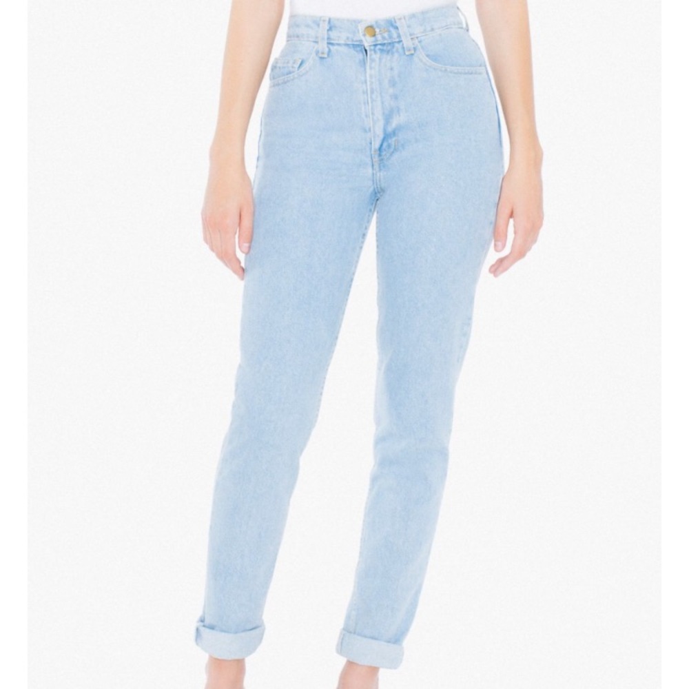American Apparel High Waist Mom Jeans